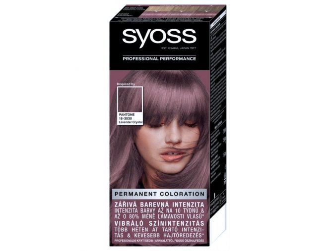 SYOSS Professional Permanentní barva na vlasy - Lavender Crystal 8-23