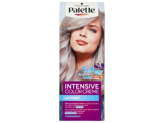 SCHWARZKOPF Palette 10-19 Intensive Color Creme - Chladný stříbřitě plavý