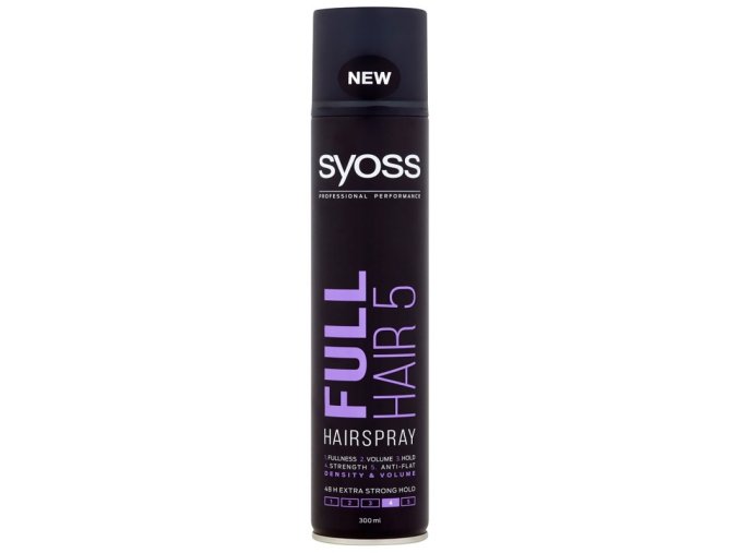 SYOSS Professional FULL HAIR 5 extra silný lak pro maximální objem vlasů 300ml