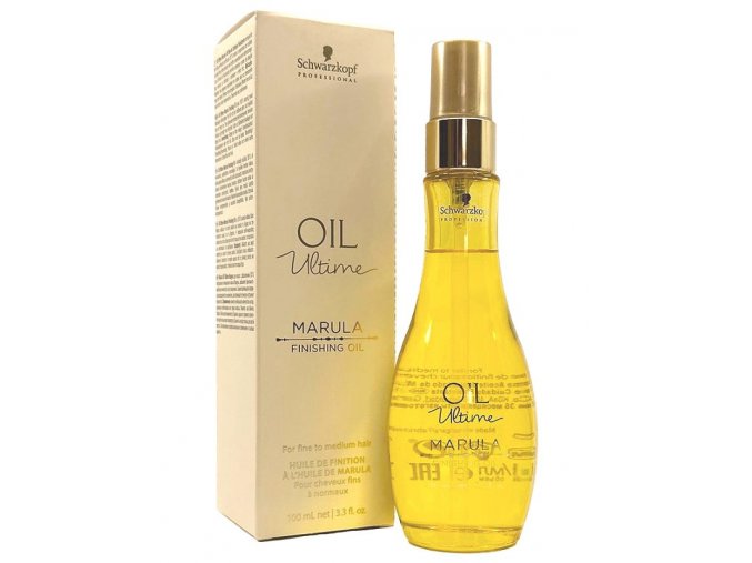 SCHWARZKOPF Oil Ultime Marula Finishing Oil 100ml - marulový olej pro jemné vlasy