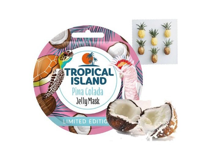 MARION Face Tropical Island Pina Colada Jelly Mask 10g - gelová pleťová maska