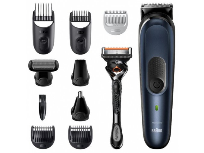 BRAUN MGK 7330 All-in-one Trimmer 10in1 víceúčelový zastřihovač + holicí strojek Gillette