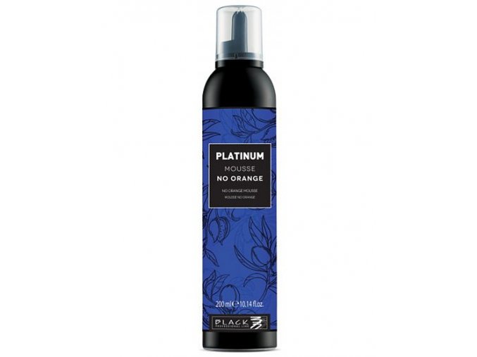 BLACK Platinum No Orange Mousse 200ml - tónovací pěna s modrými a filovými pigmenty
