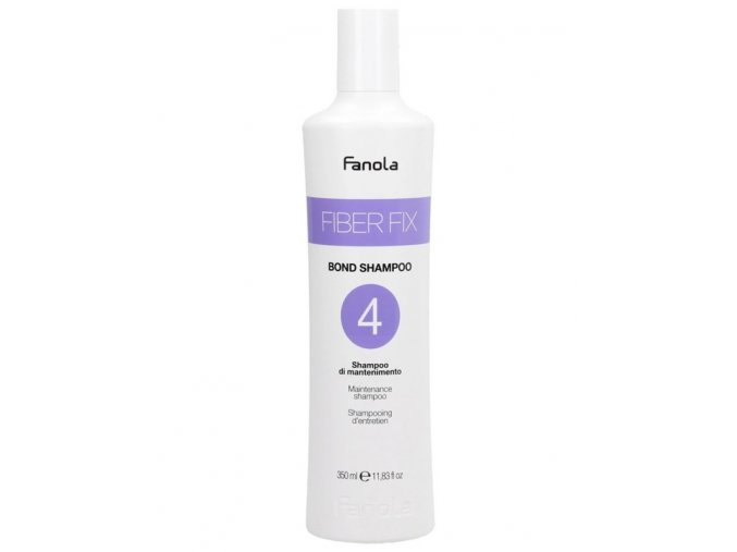 FANOLA Fiber Fix Bond Shampoo N.4 350ml - šampon pro barvené a poškozené vlasy