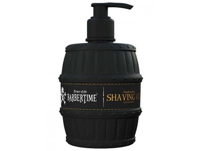 BARBERTIME Shaving Gel Fresh Active 1000ml - gel na holení