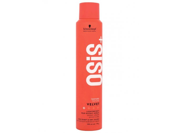 SCHWARZKOPF Osis Velvet Lightweight Wax-Effect Spray 200ml - lak na vlasy s voskovým efektem