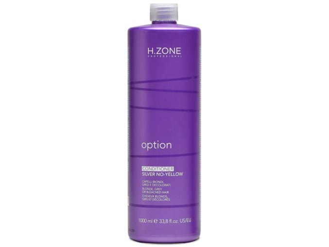 H-ZONE Option Conditioner Silver 1000ml - anti yellow kondicionér proti žlutým odleskům