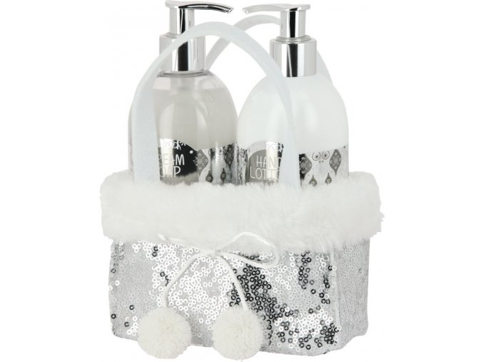 VIVIAN GRAY CHRISMAS Silver Set - Crema Soap + Hand Lotion 2x250ml - tekuté mýdlo + mléko