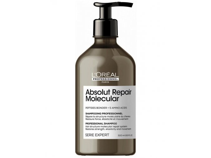 LOREAL Serie Expert Absolut Repair Molecular Shampoo 500ml - pro značně poškozené vlasy
