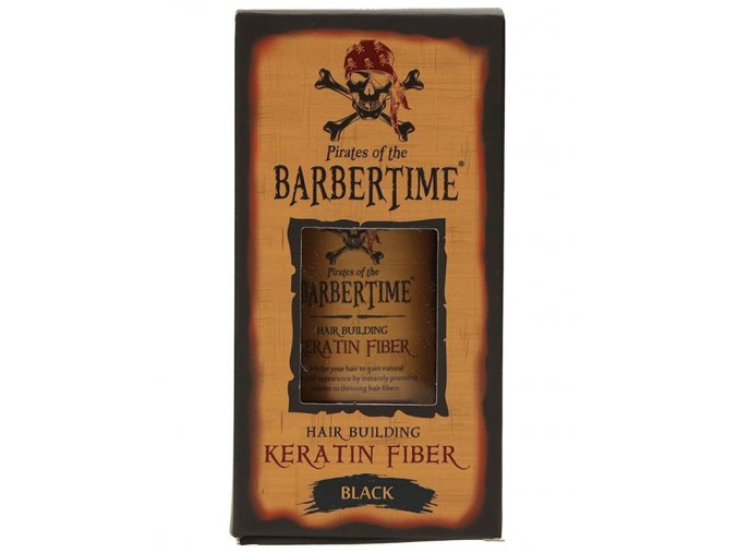 Barbertime Hair Building Keratin Fiber 21g black 1