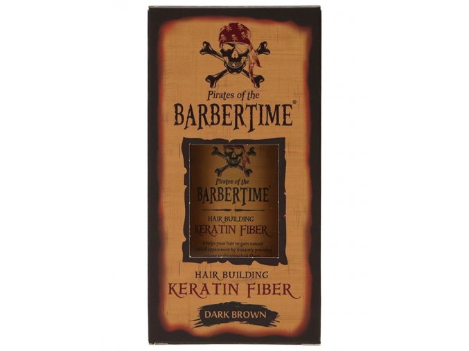 Barbertime Hair Building Keratin Fiber 21g dark brown 1