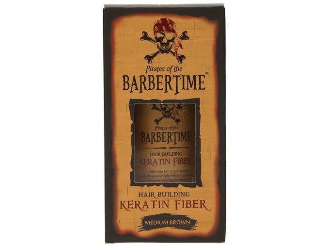 Barbertime Hair Building Keratin Fiber 21g medium brown 1