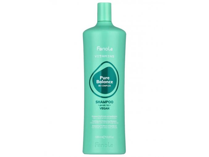 FANOLA Vitamins Pure Balance Shampoo 1000ml - šampon proti lupům a mastným vlasům