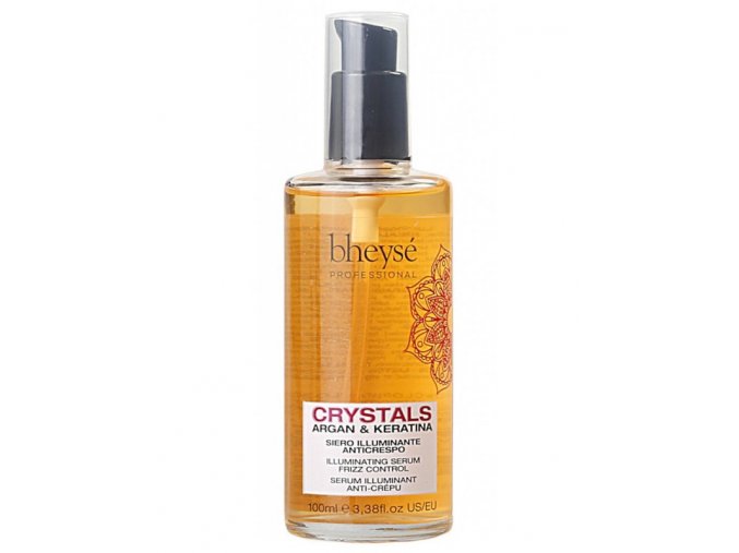 BHEYSÉ Professional Crystals Argan And Keratin 100ml - revitalizační sérum na konečky vlasů