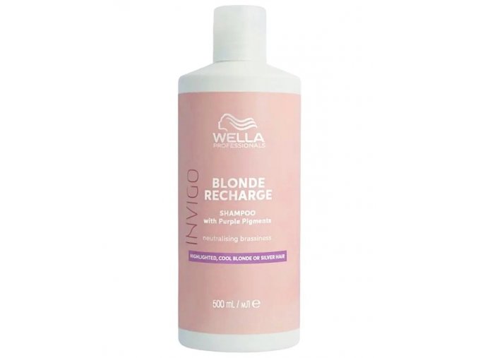 WELLA Invigo Cool Blonde Recharge Shampoo 500ml - šampon pro studenou blond