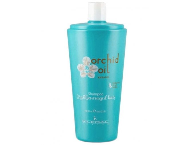 KLÉRAL Orchid Oil Keratin Dry Damaged Shampoo 1000ml - keratinový šampon na suché vlasy