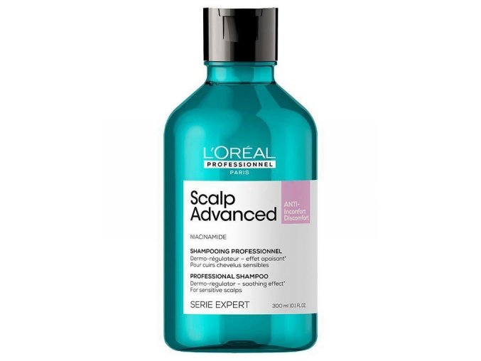 L´ORÉAL Scalp Advanced Anti-Discomfort Shampoo 300ml - šampon pro citlivou pokožku hlavy