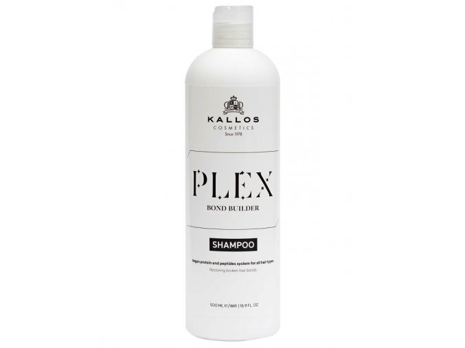 KALLOS Plex Bond Builder Shampoo 500ml - šampon pro obnovu poškozených vlasů