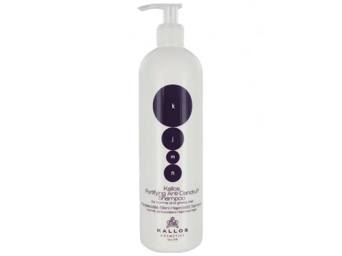 KALLOS KJMN Fortifying Anti Dandruff Shampoo 1000ml - šampon proti lupům