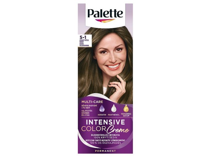 SCHWARZKOPF Palette 5-1 Intensive Color Creme - barva na vlasy - Ledová světle hnědá