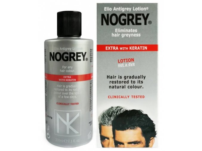 NOGREY Elio Antigrey Lotion 200ml - vlasová voda proti šedinám s keratinem