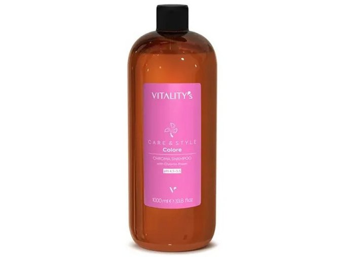 VITALITYS Care And Style Colore Chroma Shampoo 1000ml - šampon pro barvené vlasy