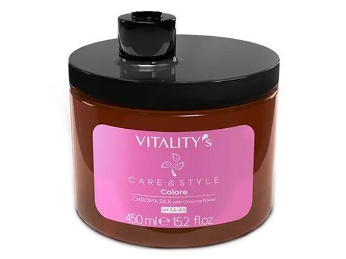 VITALITYS Care And Style Colore Chroma Silk 450ml - gelová maska pro barvené vlasy