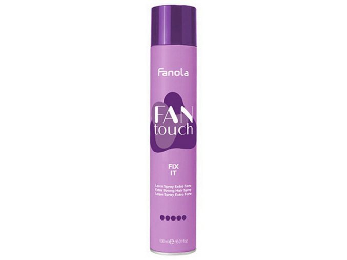 FANOLA Fan Touch Fix It Extra Strong Hair Spray 500ml - extra silně tužící lak na vlasy