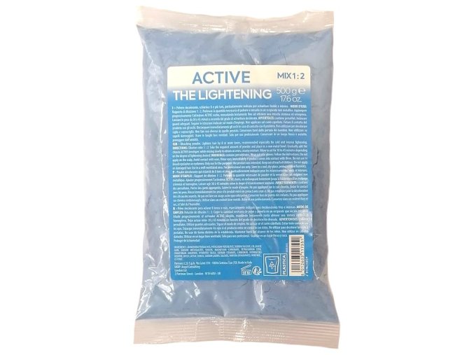 ACTIVE The Lightening 500g - modrý bezprašný melírovací prášek - sáček