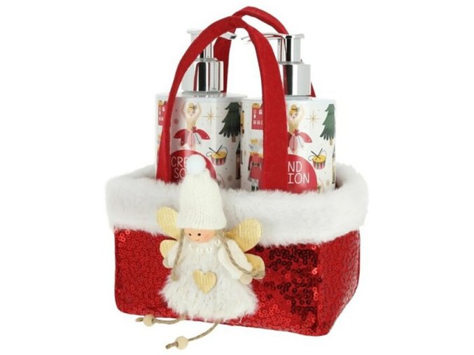VIVIAN GRAY CHRISTMAS Fairy Red Set - Crema Soap + Hand Lotion 2x250ml - tekuté mýdlo + mléko