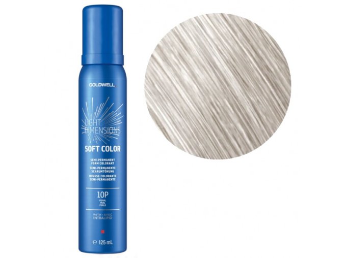GOLDWELL Light Dimensions Soft Color 10P PEARL - barevný pěnový přeliv na vlasy 125ml