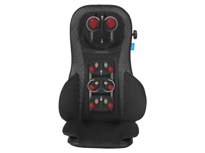 MEDISANA MCG 820 Comfort Shiatsu - masážní podložka s akupresurní masáží - černá - SLEVA, ROZBALENO