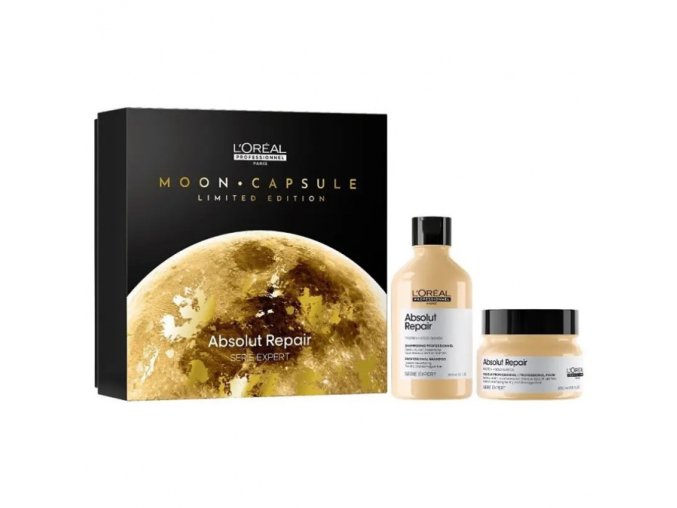 LOREAL Gift SET Absolut Repair - dárková sada - regenerační šampon + maska na vlasy