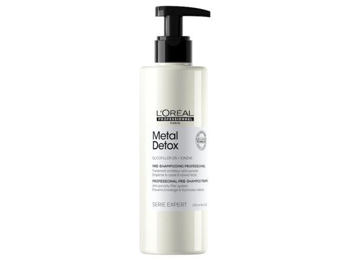 LOREAL Serie Expert Metal Detox Pre-Shampoo Treatment 250ml - před-šamponová péče pro poškozené vlasy