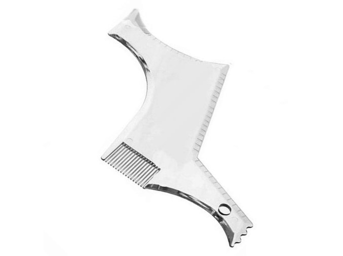 BARBER Beard Comb Style Model - šablona pro přesné tvarování a úpravu vousů