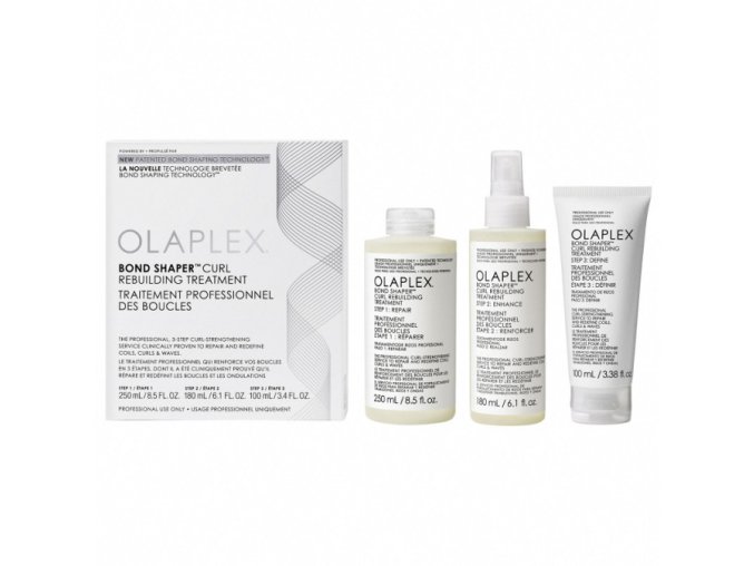 OLAPLEX Bond Shaper Curl Rebuilding Treatment SET - sada pro péči o kudrnaté vlasy