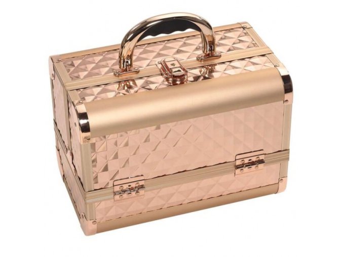 SIBEL 302435 Profesionální kosmetický kufr - Rose Gold