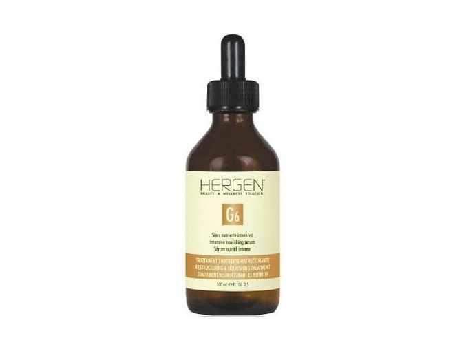 BES Hergen G6 Serum 100ml - Intenzivní sérum na suché vlasy - SLEVA, EXPIRACE 10/24