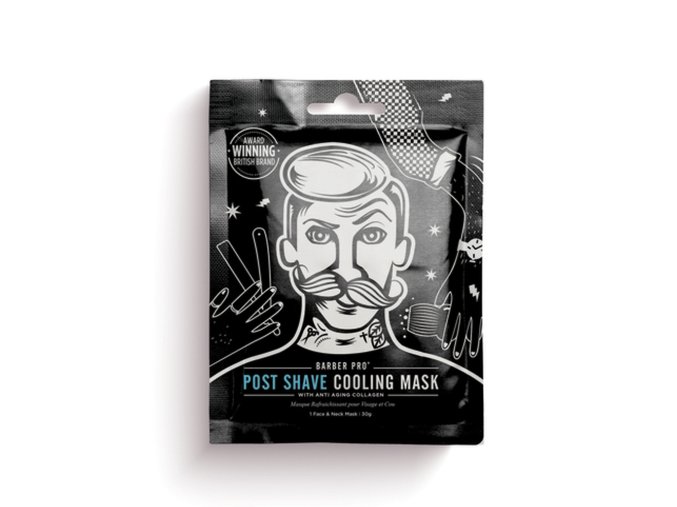Chladící maska po holení BARBER PRO Post shave cooling mask