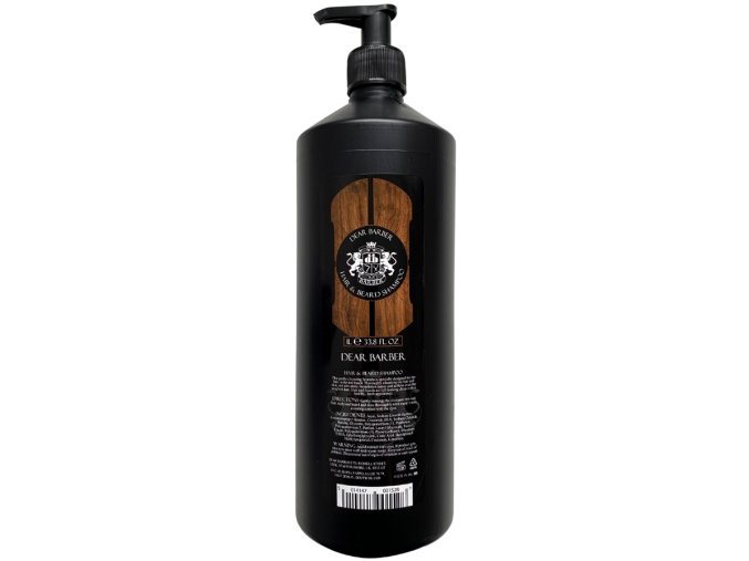 Šampon na vlasy a vousy DEAR BARBER Hair & beard shampoo 1000 ml