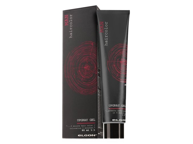 Barva na vlasy a vousy ELGON Upgray gel Světle hnědá Odstín 5 80 ml