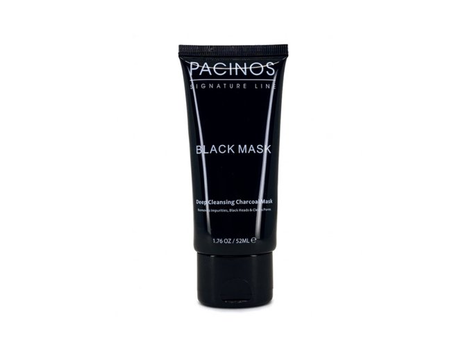 Černá slupovací maska na obličej PACINOS Black mask 52 ml