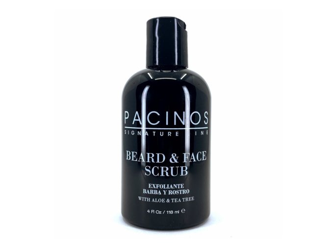 Čistící krém na vousy a obličej PACINOS Beard and face scrub 118 ml