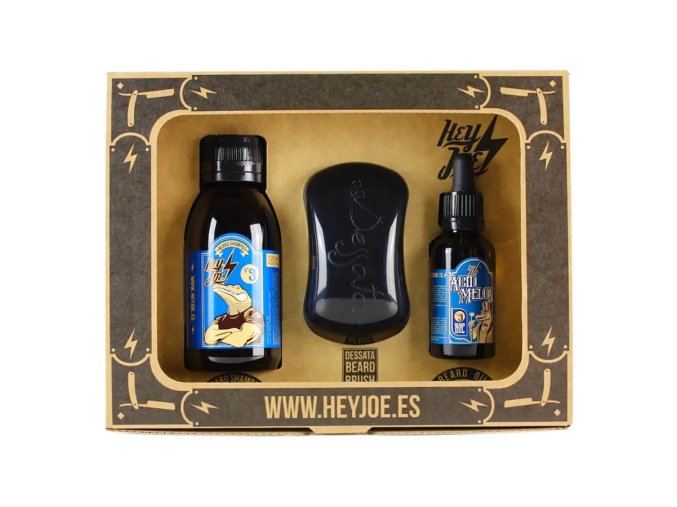 Souprava na vousy HEY JOE Bearded survival kit Acid melon