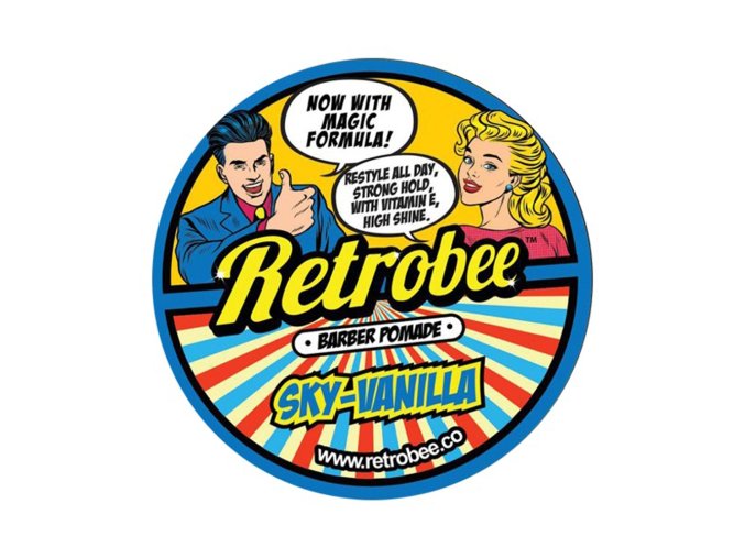 Pomáda na vlasy RETROBEE Barber pomade Sky vanilla 150 g