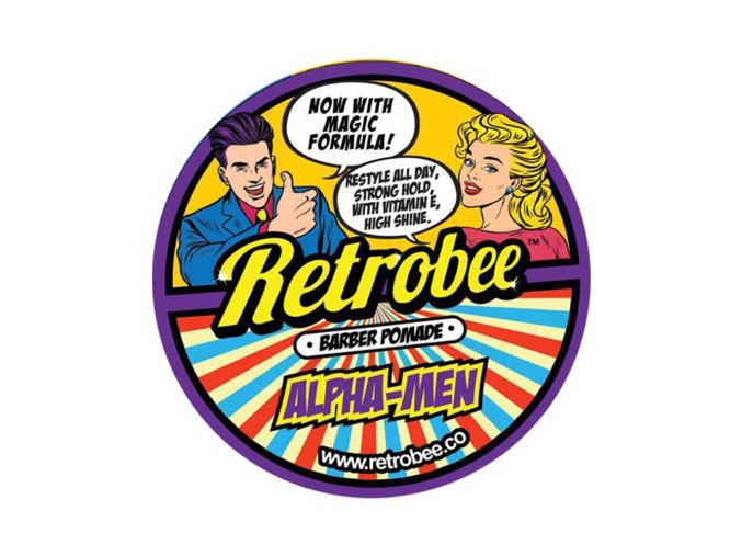 Pomáda na vlasy RETROBEE Barber pomade Alpha men 150 g