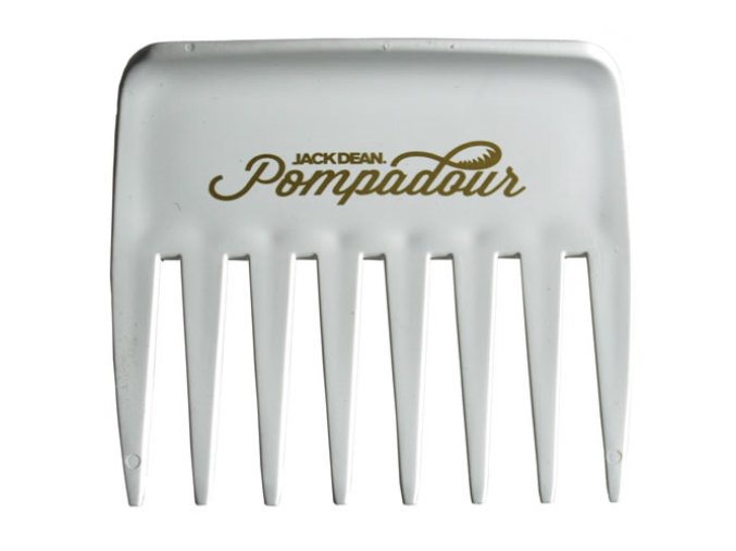 Hřeben na vlasy JACK DEAN Pompadour comb - bílý