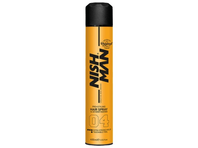 Extra silný lak na vlasy NISH MAN Extra strong hold hair spray 400 ml