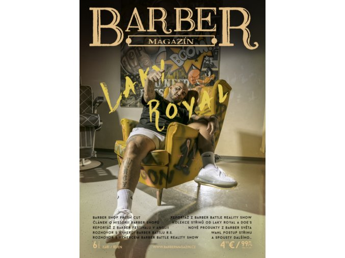 Šesté vydání BARBER MAGAZÍN září říjen