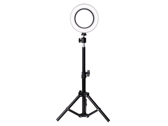 Kruhové světlo pro holiče BARBER LIGHT průměr 15 cm se stativem